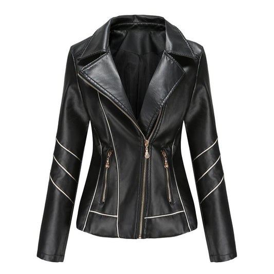 Lässiger Lederblazer